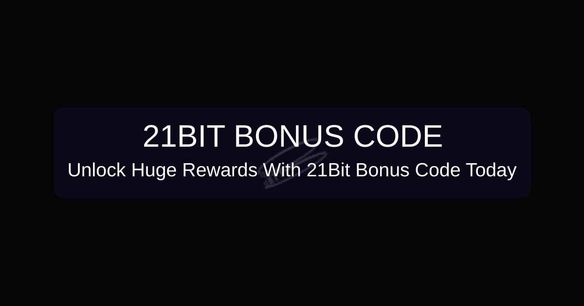 21Bit Bonus Code 2026 | Verified US Casino Review